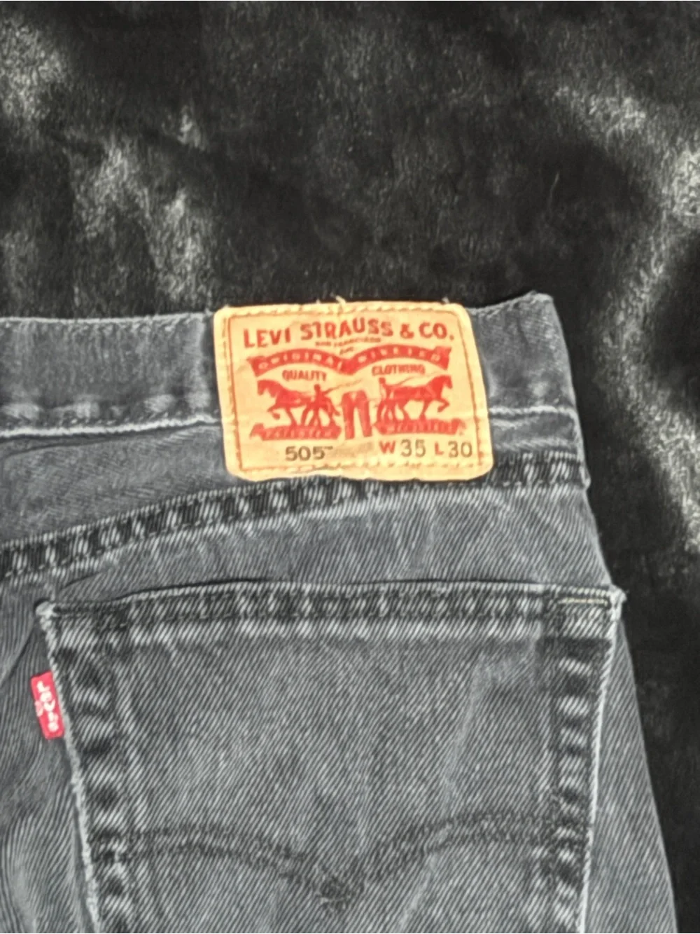 Levi's Relaxed Fit Jeans in Faded Black